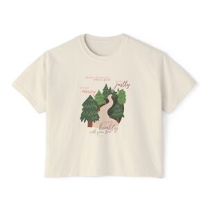 Micah 6:8 Women's Boxy Tee