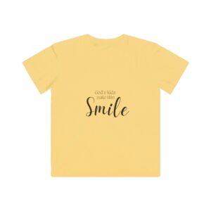 GOD’S KIDS MAKE HIM SMILE -Kids Fine Jersey Tee-
