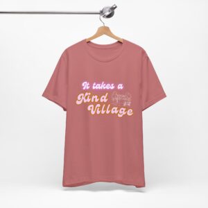 Summertime: It Takes a Kind Village T-Shirt | Kindness Script Tee